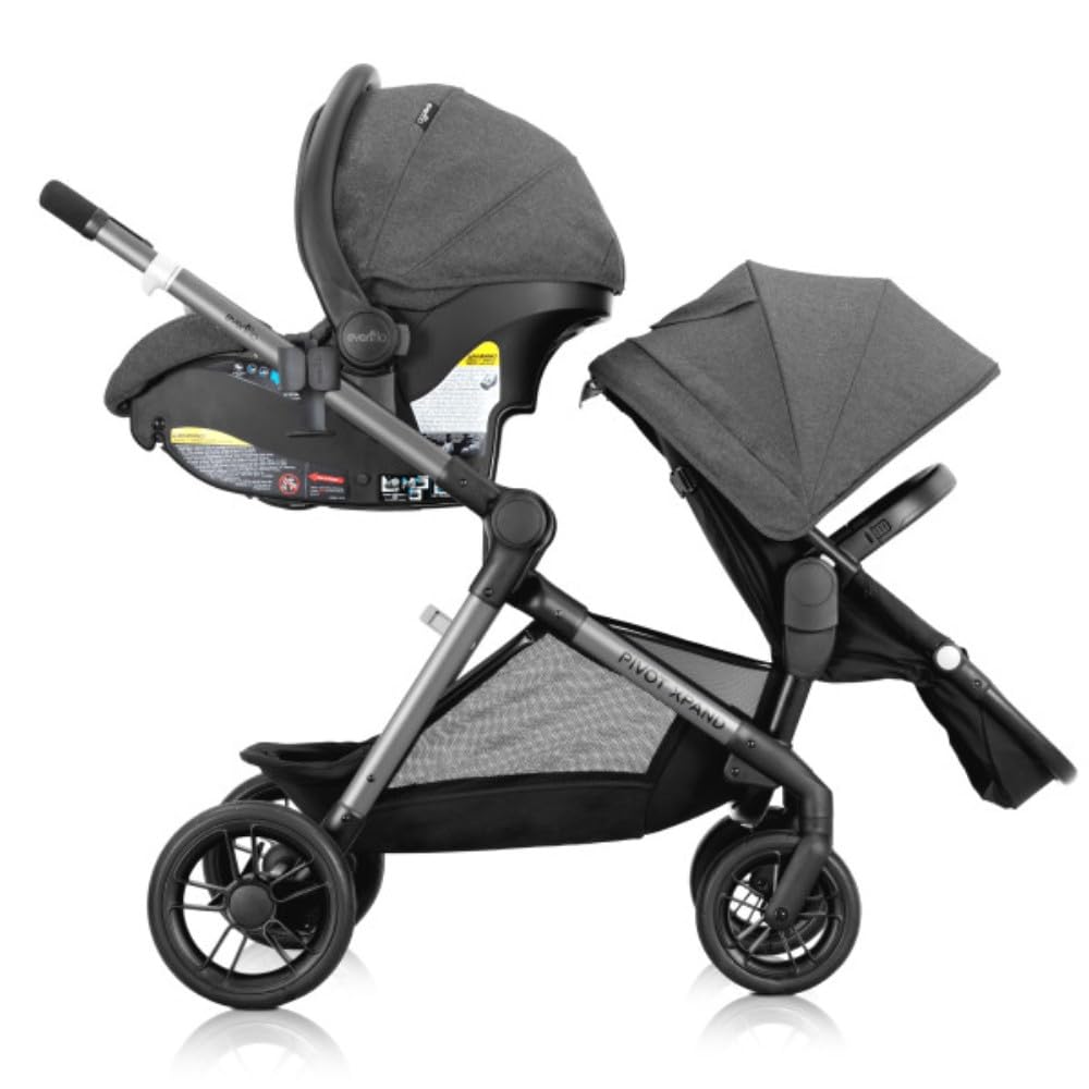 Sistema de viaje modular Evenflo Pivot Xpand con asiento de coche i...