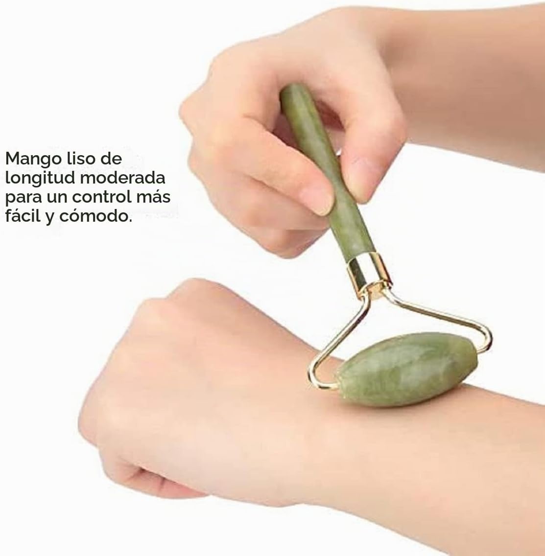 fuvooi Juego de masajeador facial Gua Sha de jade - Juego de herram...