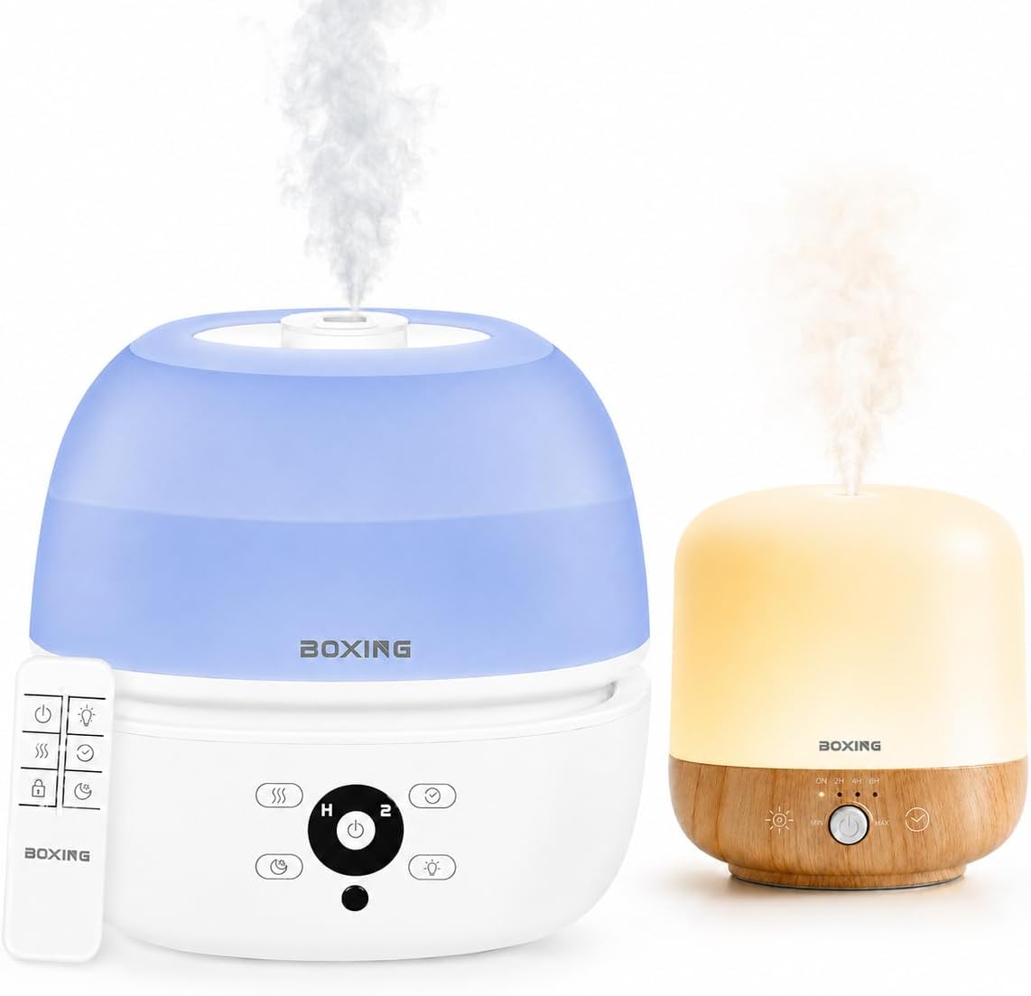 BOXING Paquete de confort para dormitorio: humidificador de 3 L + d...