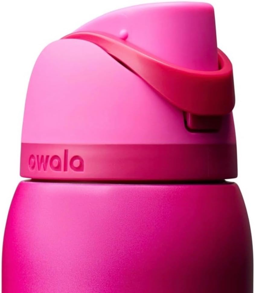 Owala FreeSip - Botella de agua de acero inoxidable, 40 onzas líqui...