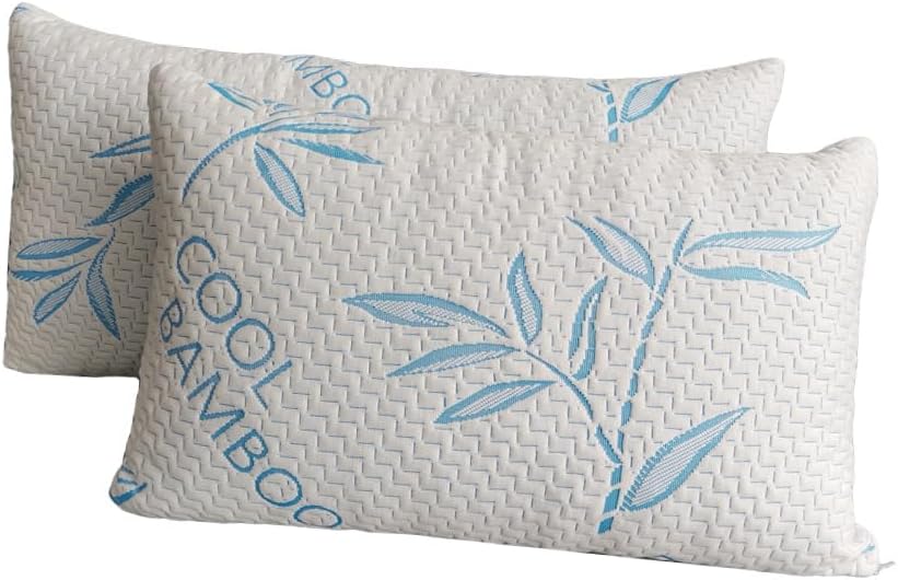 Paquete de 2 almohadas de tamaño King para dormir, almohada de cama...
