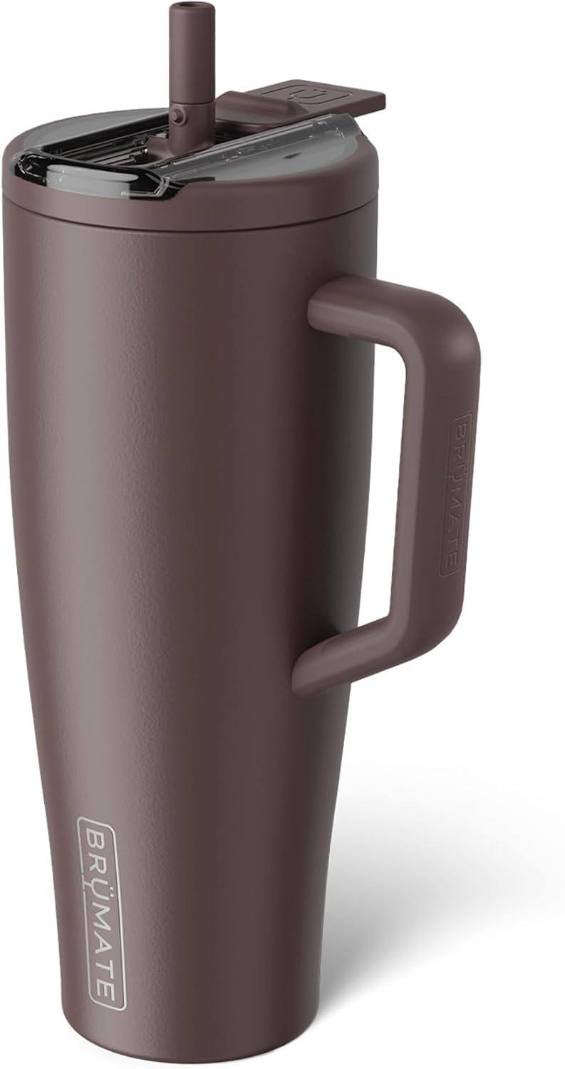 BrüMate Era Flip - Vaso de 40 onzas con tapa con pajilla cubierta 1...