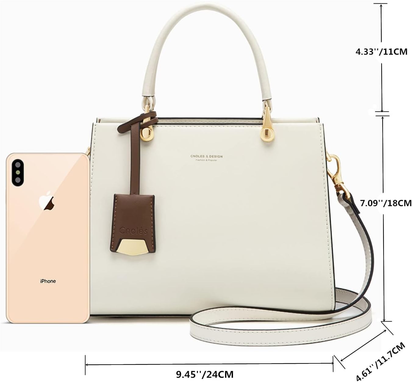 Cnoles Bolsos de mano para mujer, de gran capacidad, bolso de hombr...