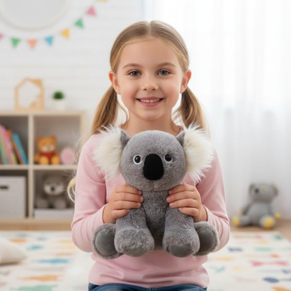 YUKOUQIAN Koala - Lindo animal de peluche de 8 pulgadas para niñas...