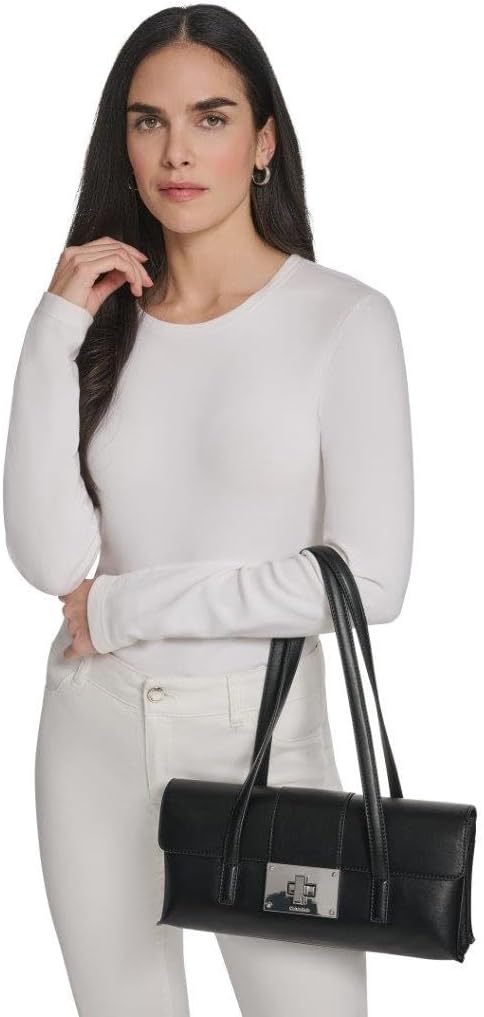 Calvin Klein Saige - Hombros con solapa de triple compartimento, ne...