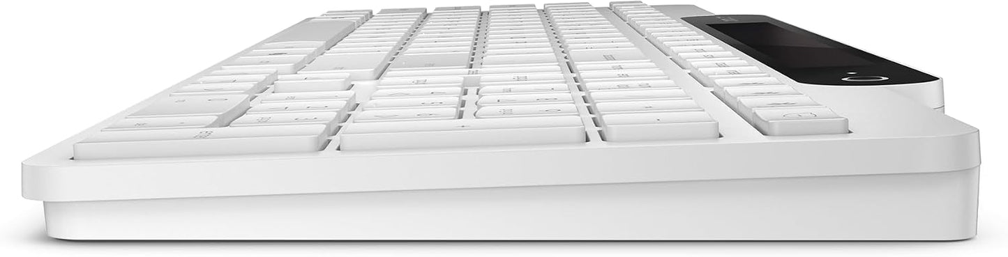 Lenovo 800 Teclado Bluetooth Autocargable, Utiliza Luz Ambiental pa...