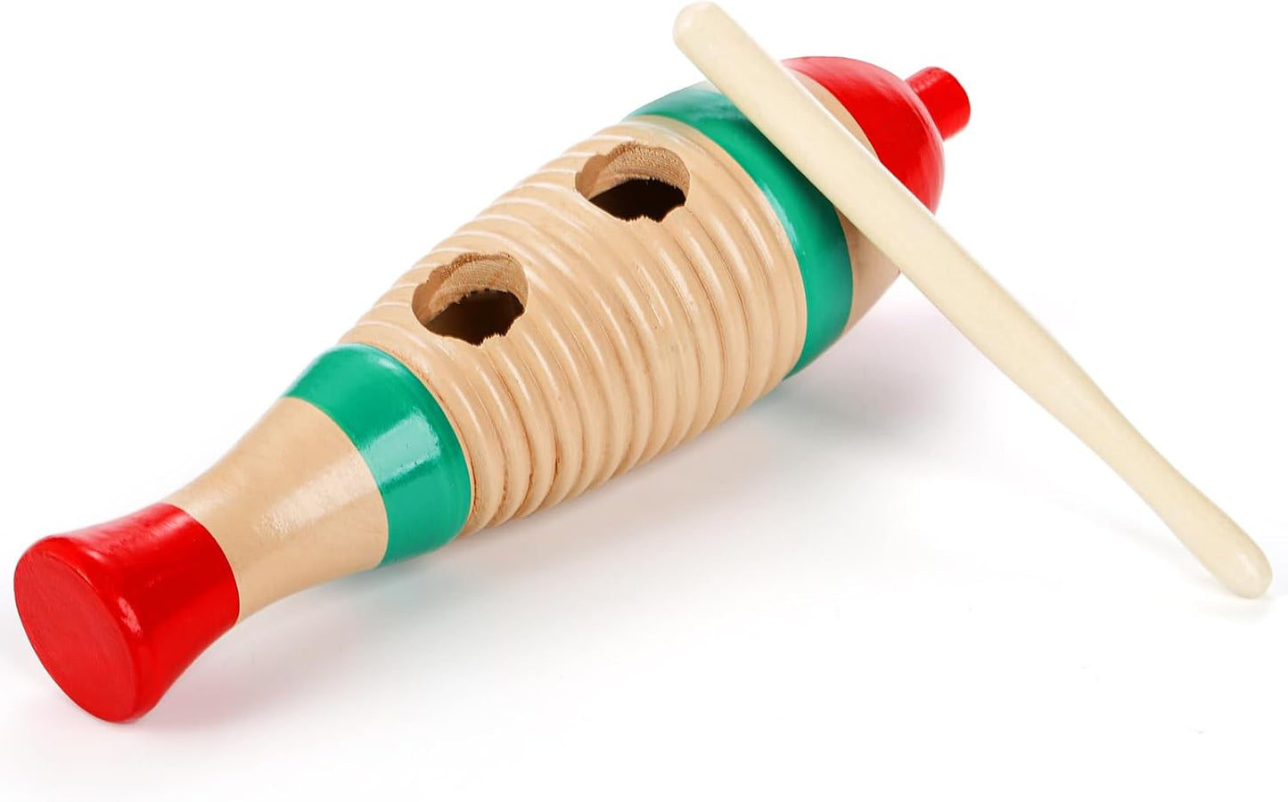 Yopay Paquete de 4 instrumentos Guiro con forma de pez, instrumento...