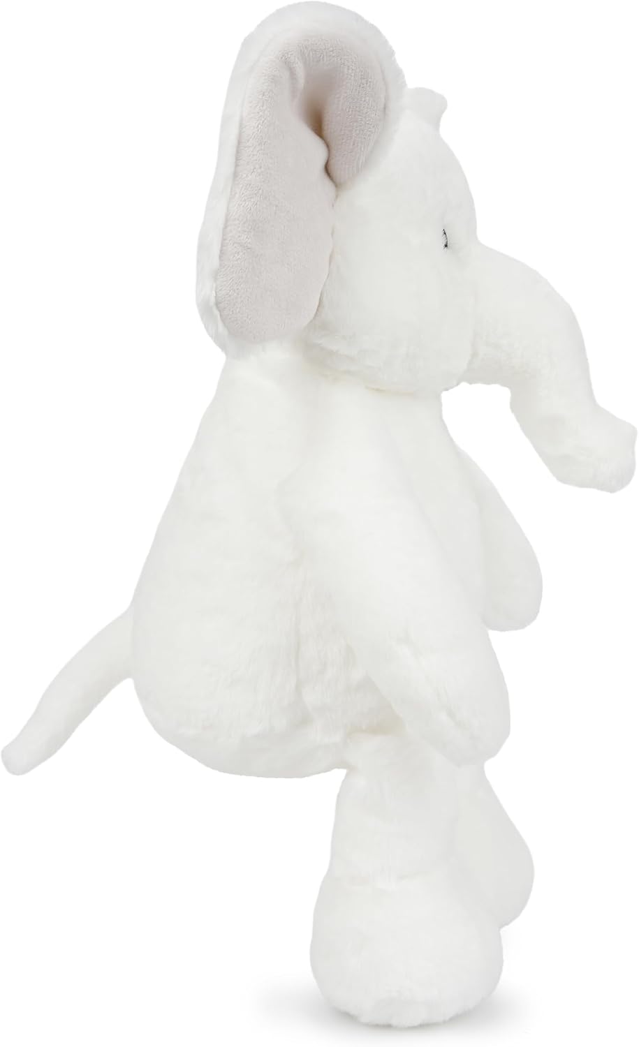 WEIGEDU Juguete de peluche de elefante blanco, 15,7 pulgadas | Orej...
