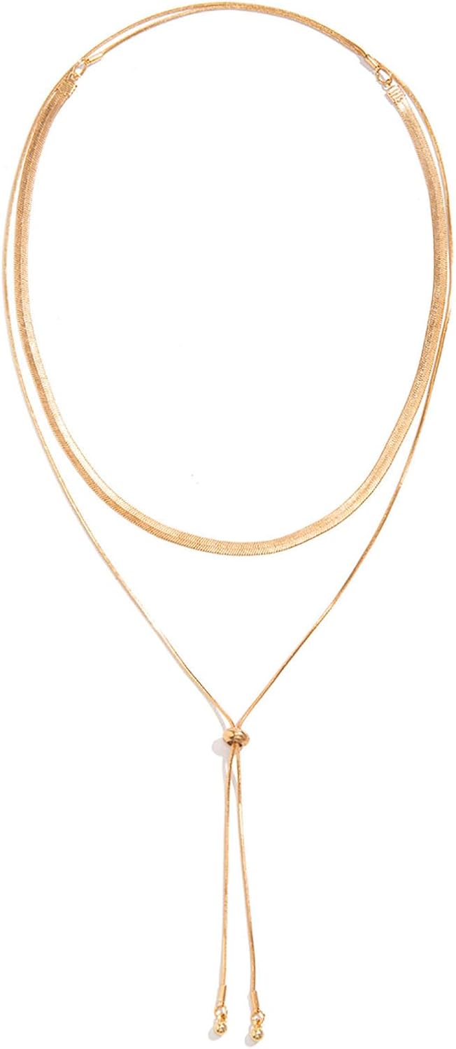 Gargantilla gruesa de oro para mujer, collar de declaración platead...