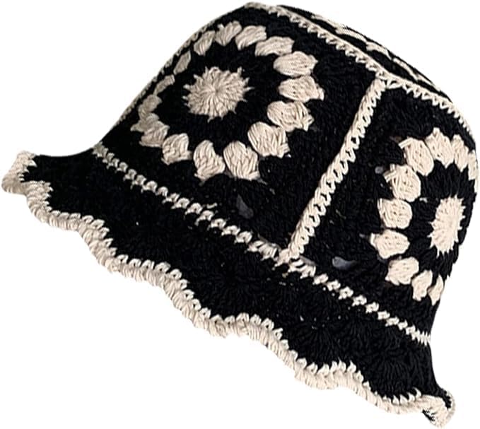 ANYSHOESll Gorros de Ganchillo para Mujer Lindos con característica...