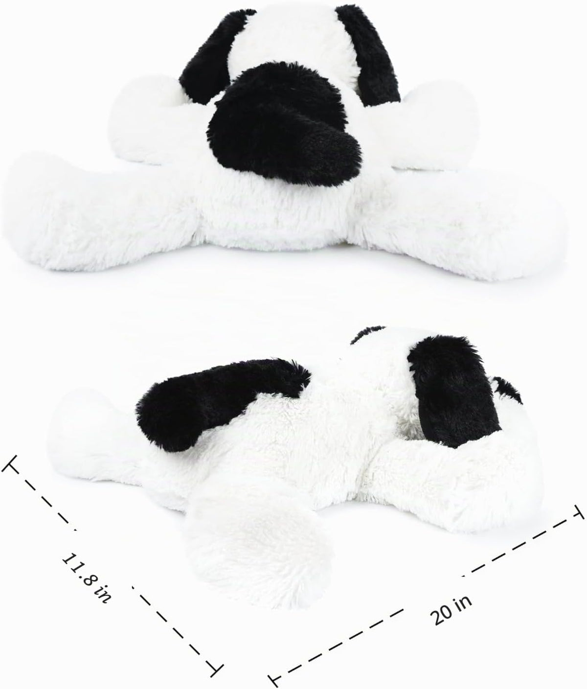 WEIGEDU Perro de peluche blandito y abrazable, diseño de cachorro b...