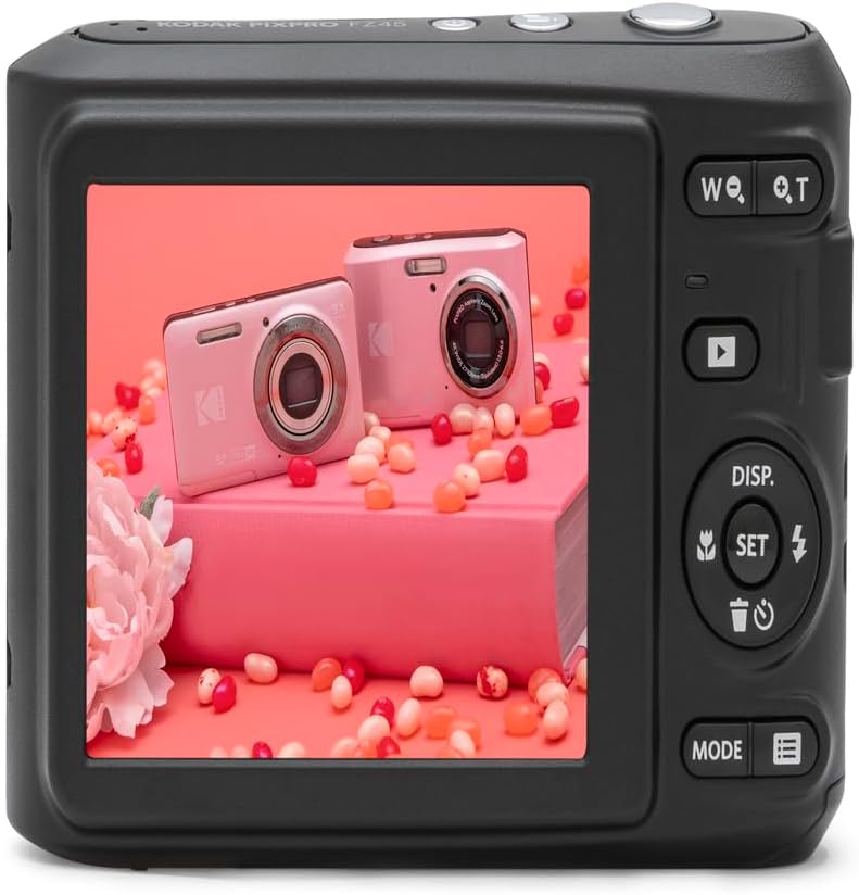 KODAK PIXPRO FZ45 - Cámara digital compacta de 16 MP, zoom óptico 4...