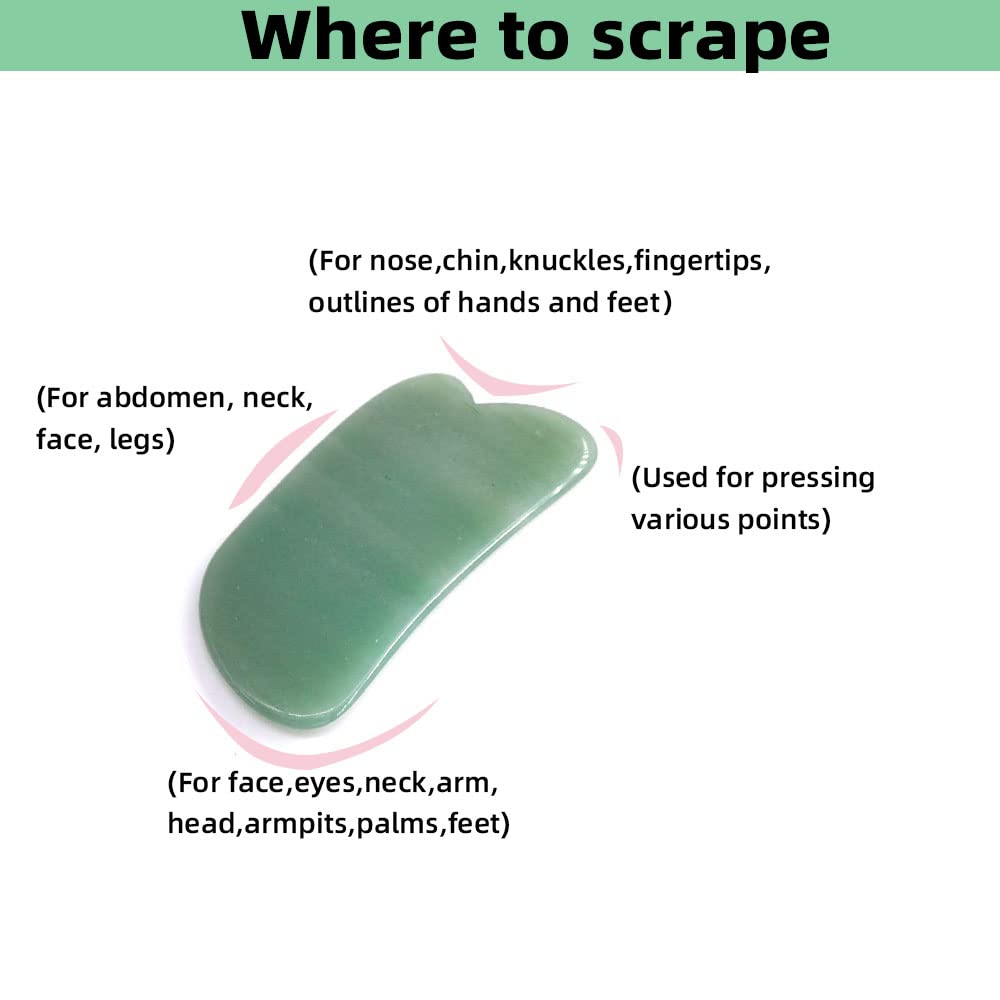 TOP SEWING Herramienta facial de Gua Sha para la barbilla herramien...