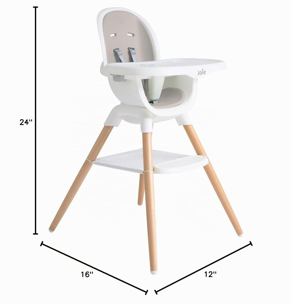 Joie Chai Trona multimodo - Madera de haya europea, convertible, 9+...