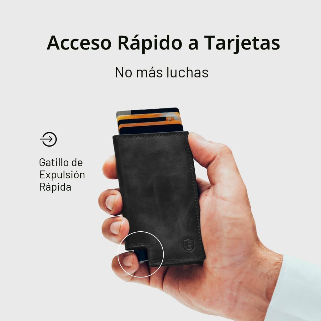 Cartera Ekster Parliament para hombres | Cartera minimalista de cue...