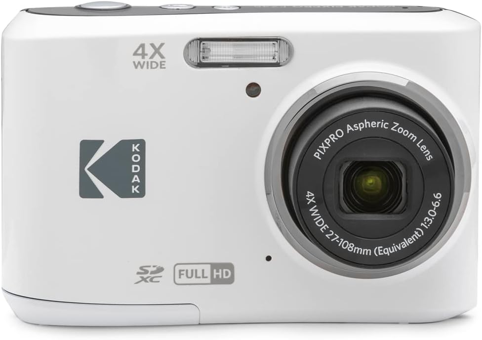 Kodak FZ45WH PIXPRO FZ45 Cámara digital de 16 MP Blanca Paquete con...