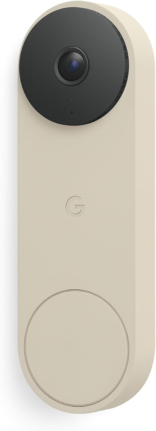 Google Timbre Nest (cableado, 3ª generación) - Video 2K, vista en v...