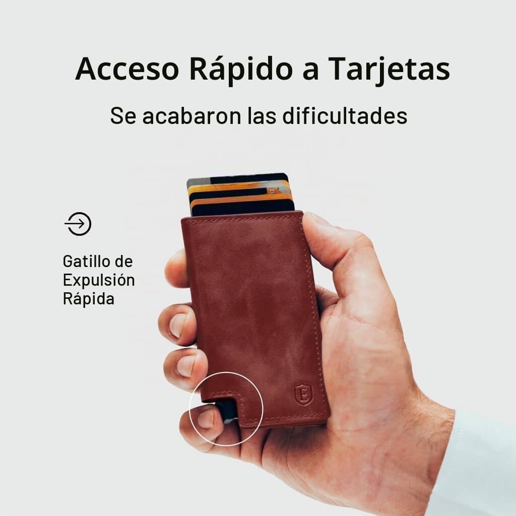 Ekster Parliament - Cartera de cuero, con bloqueo RFID, acceso rápi...