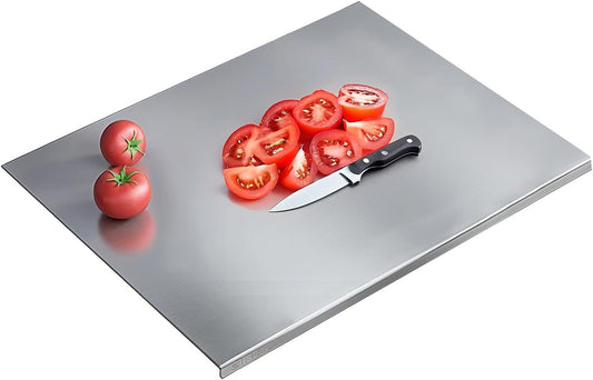 Tabla de cortar de acero inoxidable 304 - Tabla de cortar de cocina...