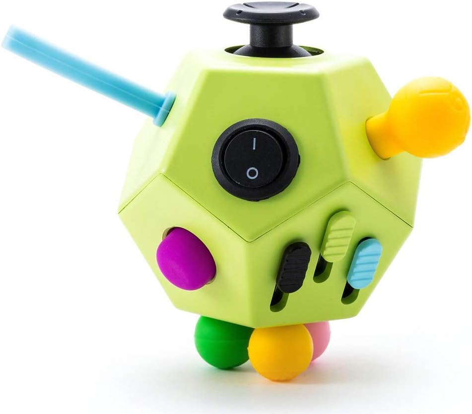 Juguetes Fidget Dodecagon, cubos de 12 lados que alivian el estrés...