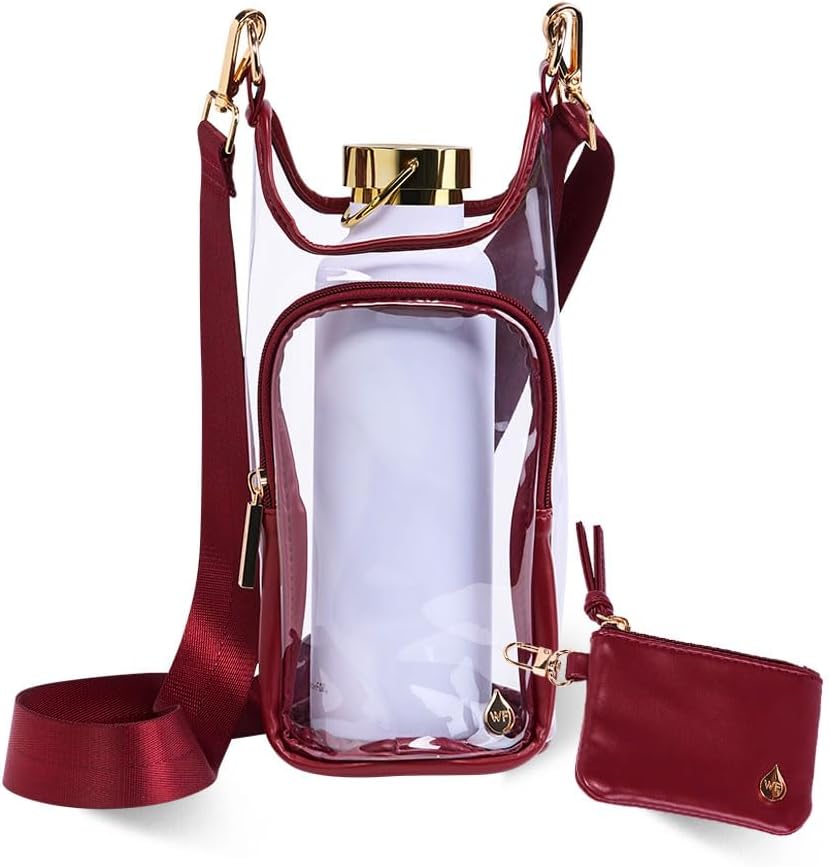 WanderFull Clear Stadium HydroBag - Bolsa cruzada manos libres para...
