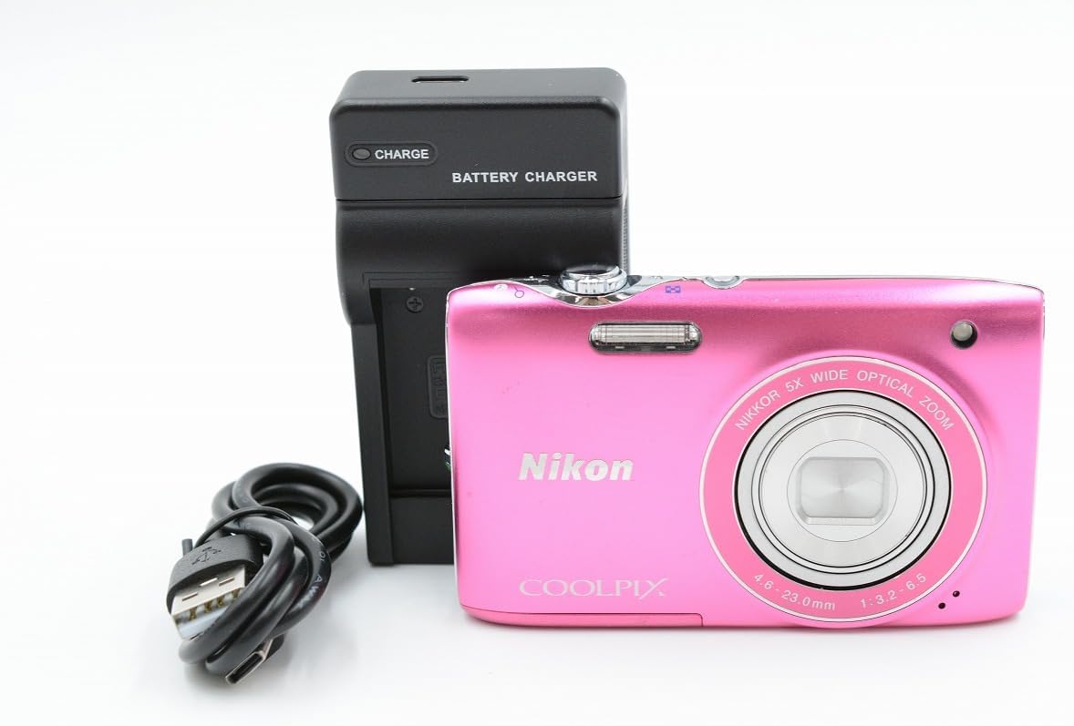 Nikon COOLPIX S3100 Cámara digital de 14 MP con lente de zoom óptic...