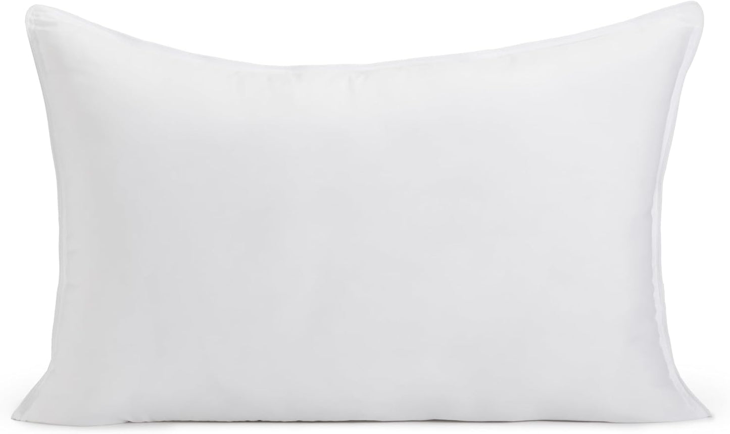 Amazon Basics Almohadas alternativas de plumón, densidad suave para...