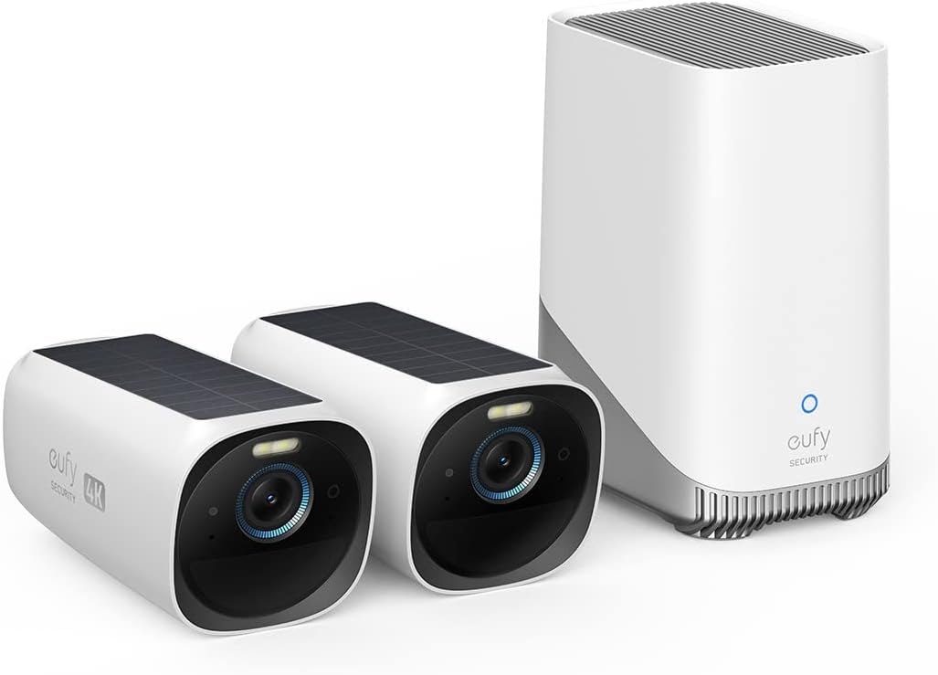 eufy Security eufyCam S330 (eufyCam 3) kit de 2 cámaras, cámara de...
