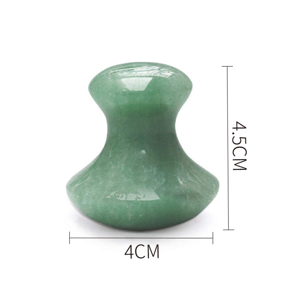 Jade Gua Sha Herramientas de Masaje Herramienta Facial Natural Verd...