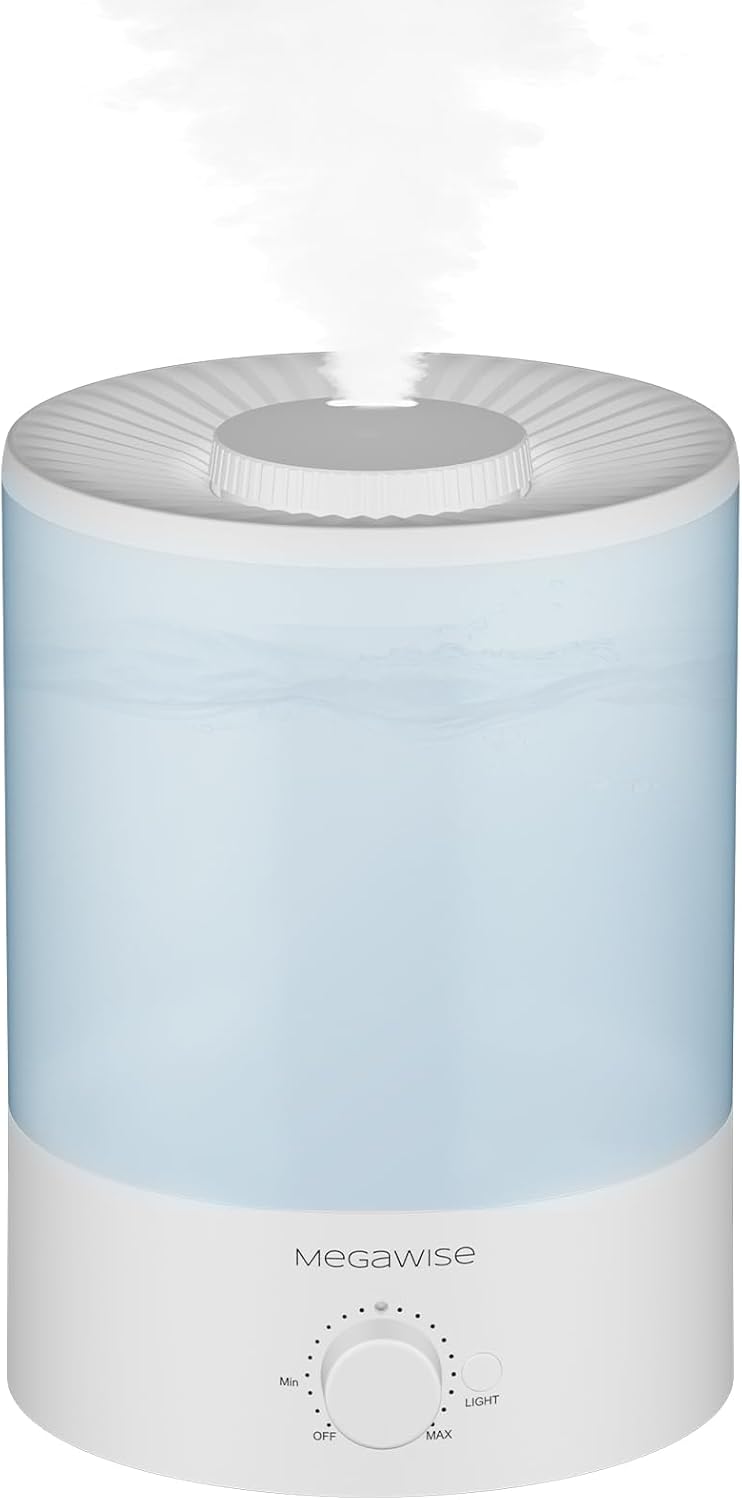MEGAWISE Humidificador de niebla fría, humidificador ultrasónico co...