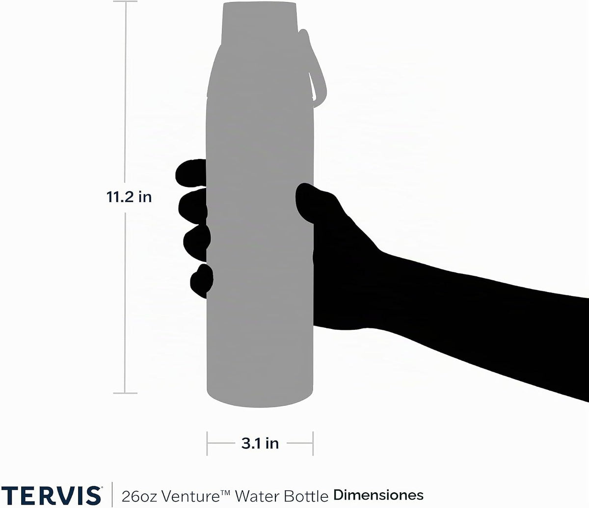 Tervis Botella de agua Venture de Disney \u2013 Sillhouette grabado...