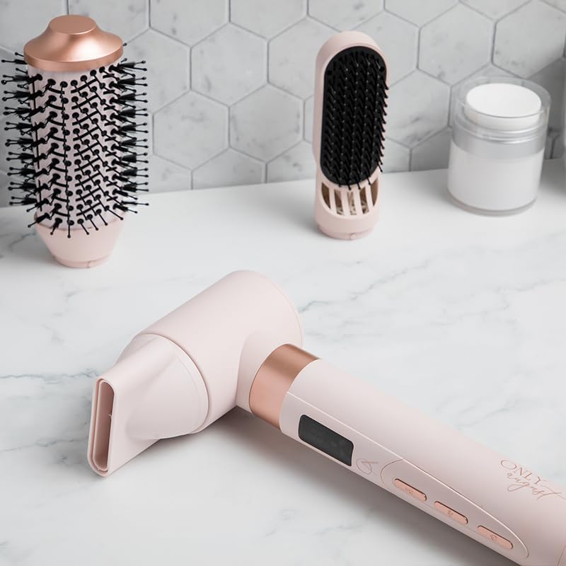 Only August Estilizador de cabello 8 en 1 con 3 ajustes de calor, s...