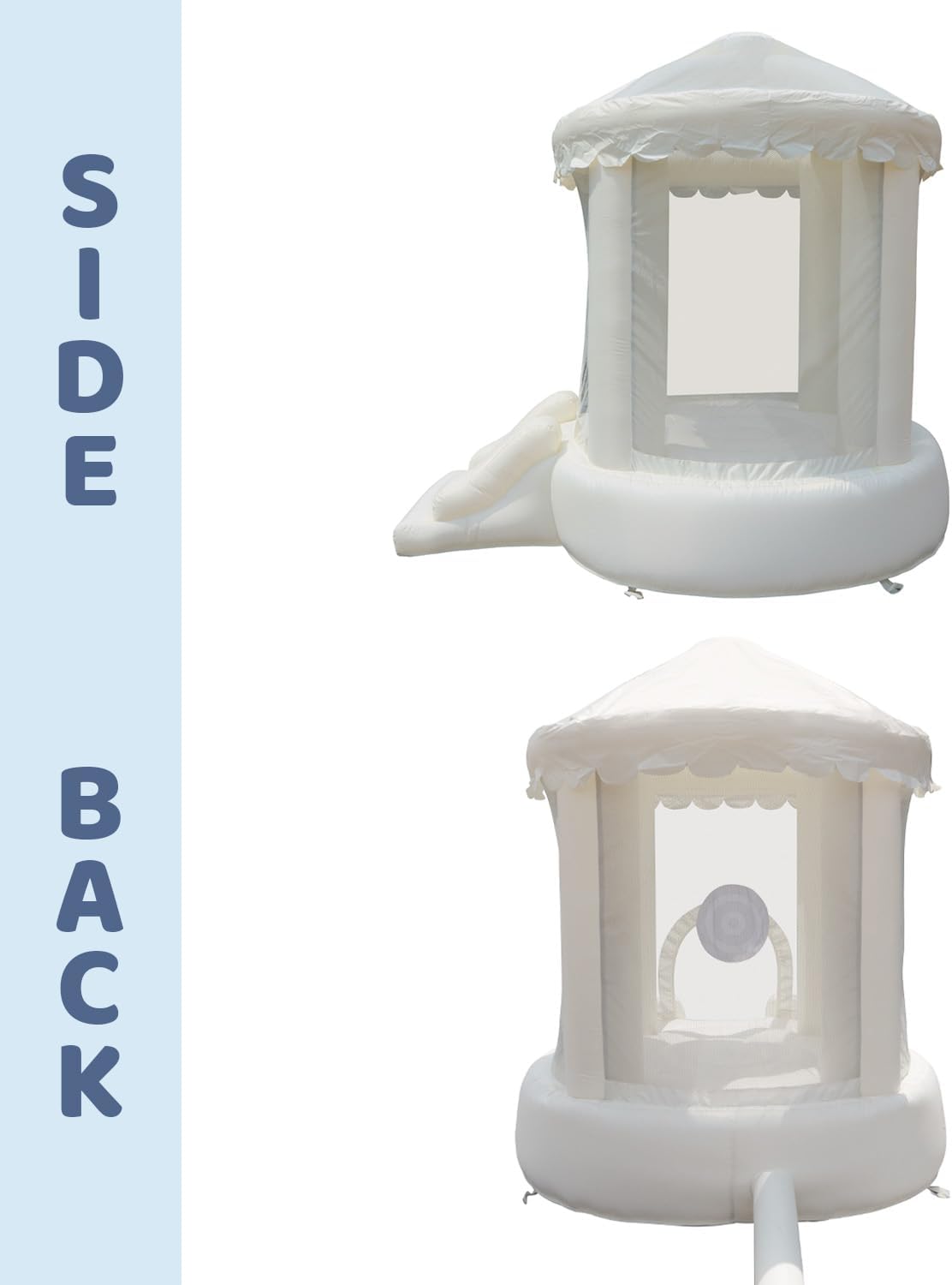 Bounceland Mini tienda de campaña Creamsicle Bounce House, 7.7 pies...