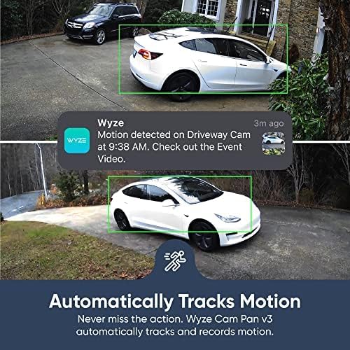 WYZE Cam Pan v3, cámara de seguridad para interiores y exteriores c...