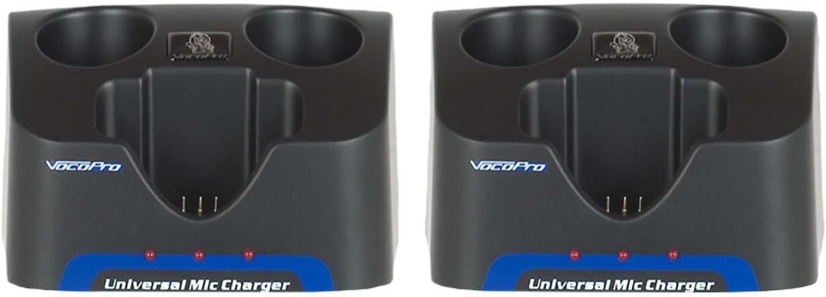 VOCOPRO UHF580510 Sistema de micrófono inalámbrico UHF recargable p...