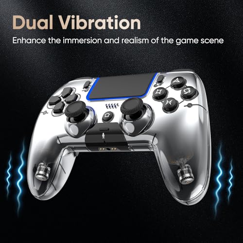 BETMI Controlador inalámbrico para PS5\/PS5 Pro\/Slim\/PC\/Steam De...