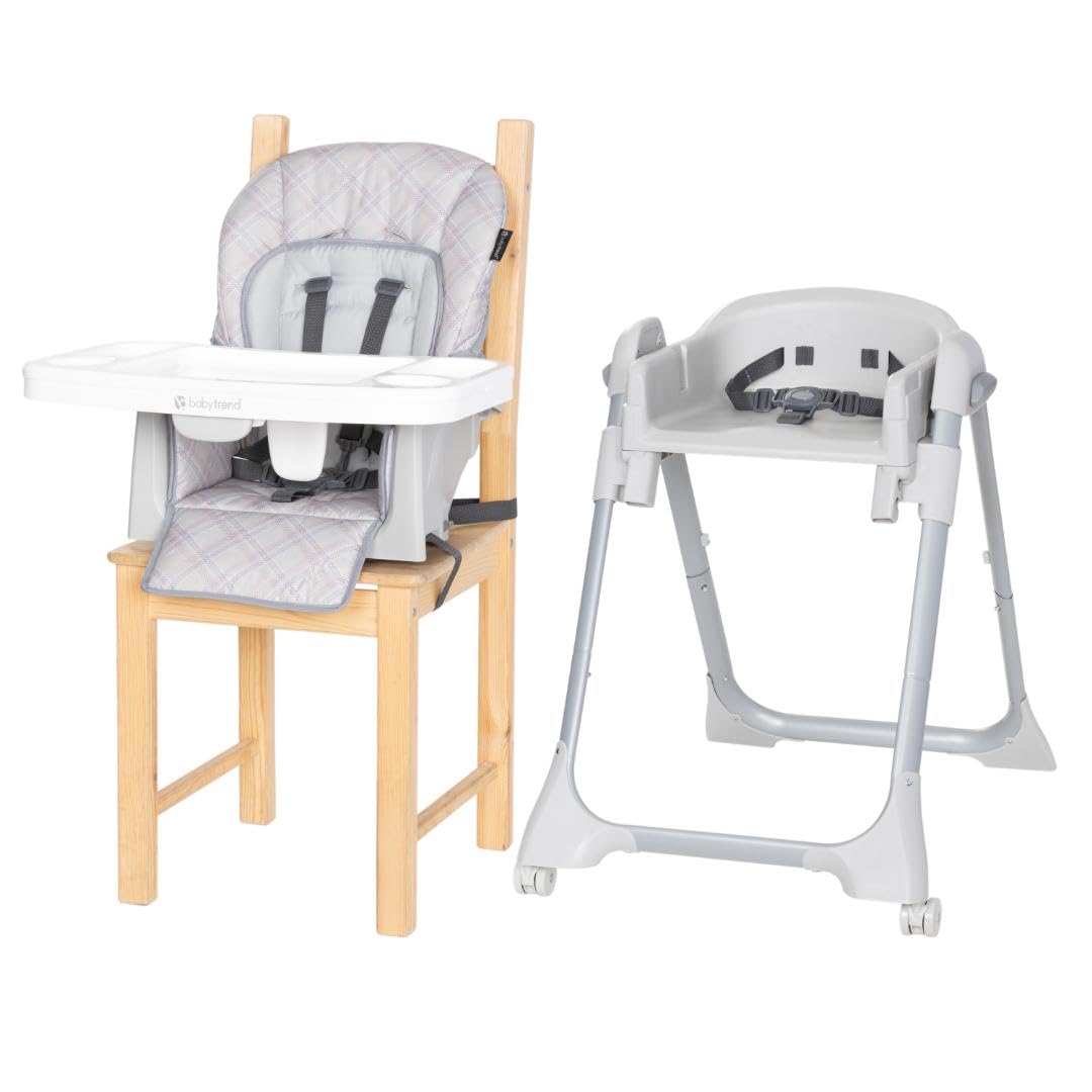 Baby Trend Everlast Silla Alta 7 en 1, Madrid Plaid