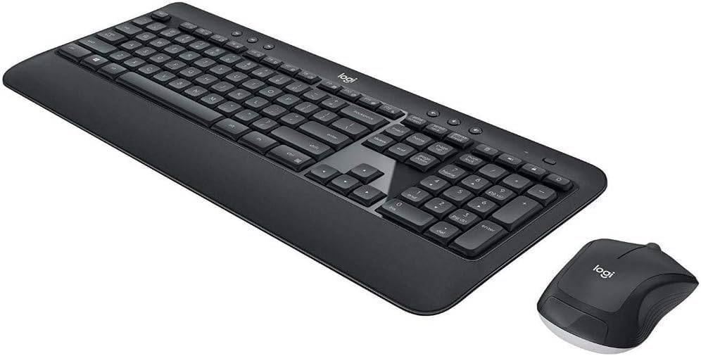 Logitech Teclado inalámbrico avanzado MK540 de tamaño completo para...