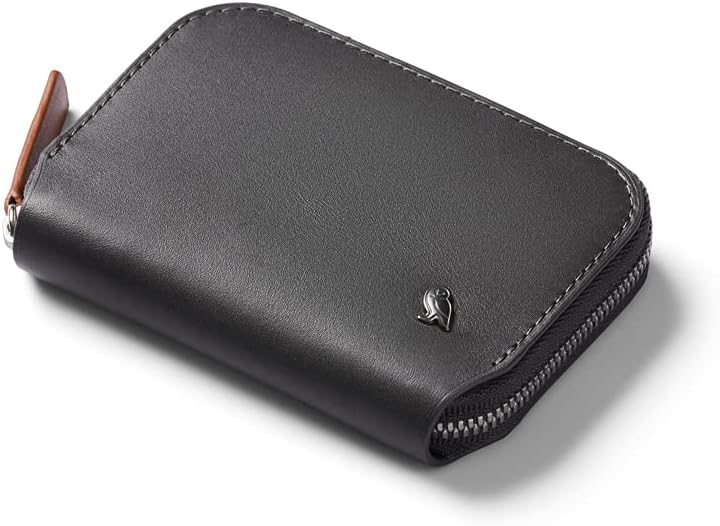Bellroy Folio Mini, Monedero de Cuero - CharcoalCobalt | Cartera co...