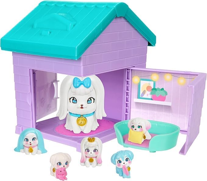 Little Live Pets Paquete de juego de casa para perros, colección Ma...