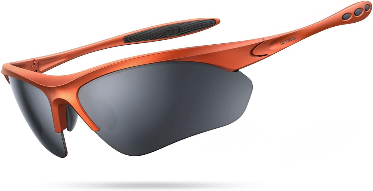 Lamicall Gafas de Sol Deportivas polarizadas de 22 g para Hombres y...