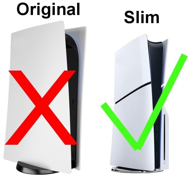 Case Club Funda compacta para PS5 Slim, 1 juego, soporte y 1-2 cont...
