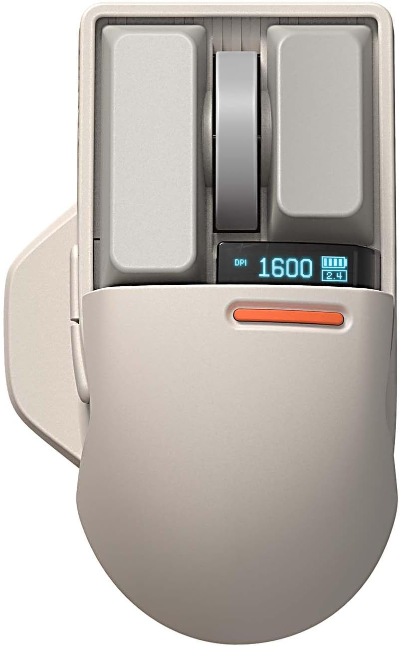 LOFREE Touch PBT - Ratón inalámbrico con receptor USB, Bluetooth, c...