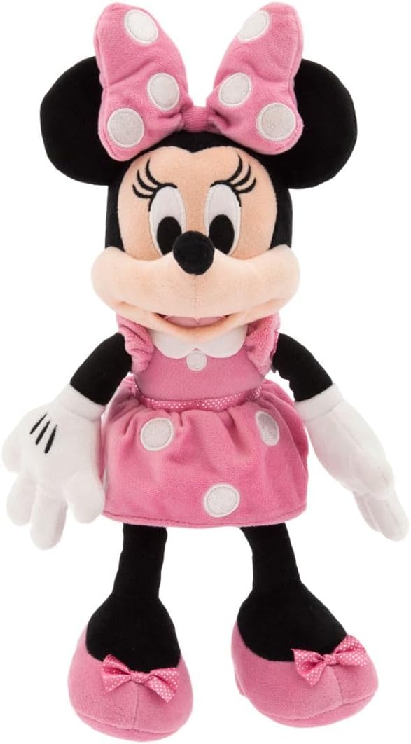 Disney Store Peluche Oficial de Minnie Mouse en Rosa - 14 Pulgadas...