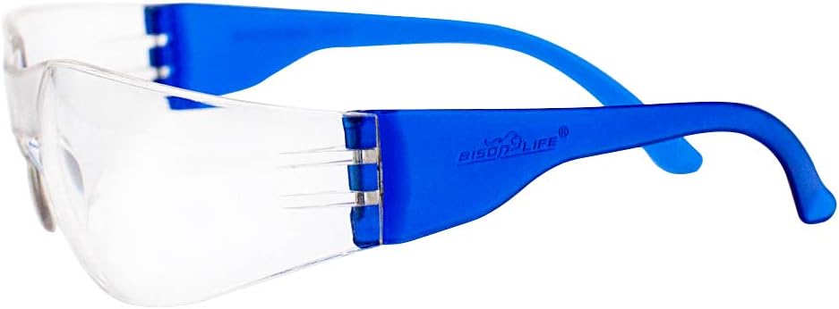 BISON LIFE Gafas de seguridad para niños, gafas protectoras para ni...