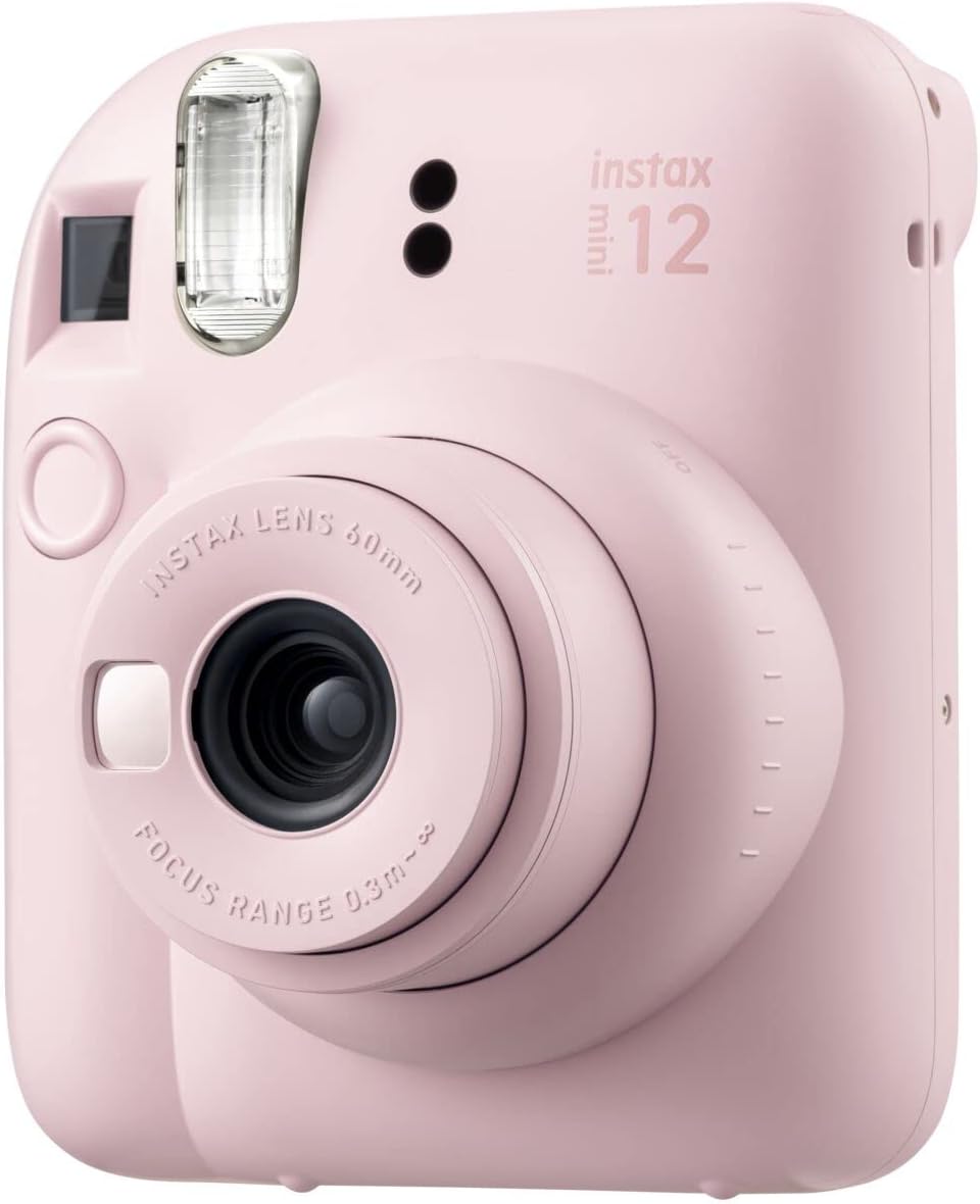 Fujifilm INSTAX Mini 12 Cámara de Película Instantánea (Rosa Blosso...