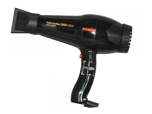 Turbo Power Twinturbo 2800 Coldmatic - Secador de pelo, color negro...