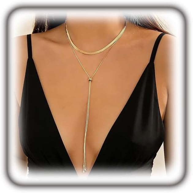 Gargantilla gruesa de oro para mujer, collar de declaración platead...