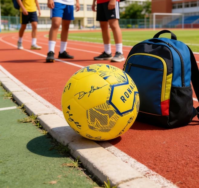 Balón de fútbol sin costuras tamaño 4\/5, termoadherido para entren...