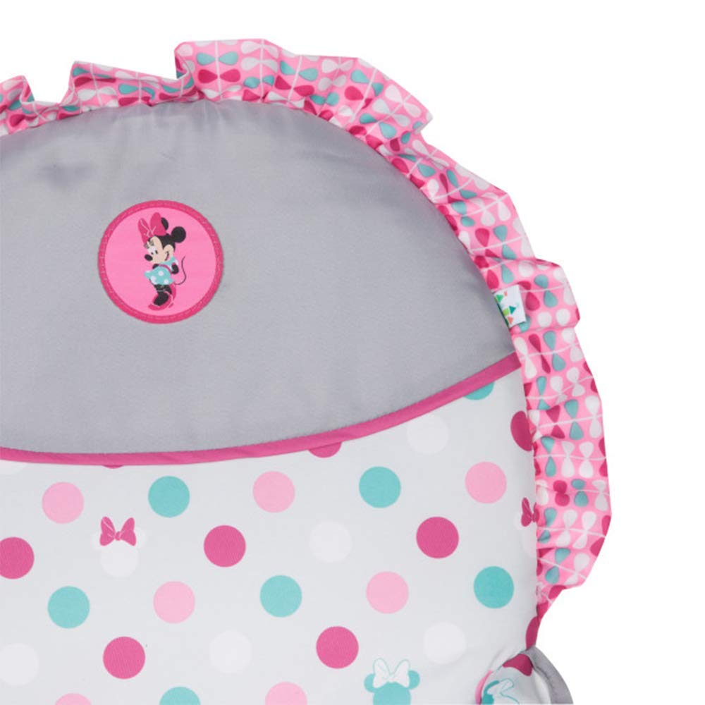 Disney Baby Silla alta Simple Fold Plus, Minnie Dot Fun